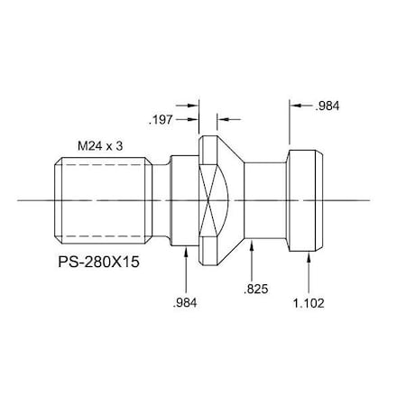 Tj Davies Co Solid Retention Knob PS-280X15